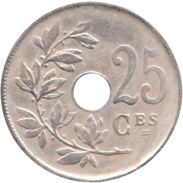 25 centimes, 1923 Reverse
