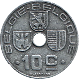 Preview 10 centimes, 1945 reverse