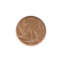 Preview 20 Francs, 1980 reverse