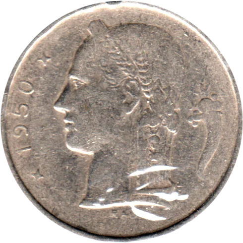 1 Franc, 1950 Obverse