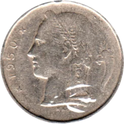 Preview 1 Franc, 1950 obverse