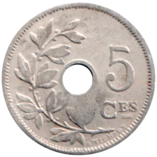 Preview 5 centimes, 1904 reverse