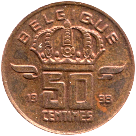 50 centimes, 1998 Reverse