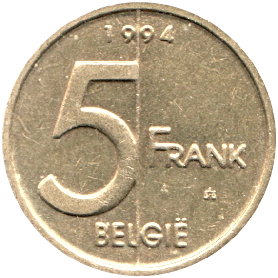 5 Francs, 1994 Reverse