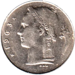 Preview 1 Franc, 1963 obverse