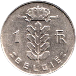 Preview 1 Franc, 1963 reverse