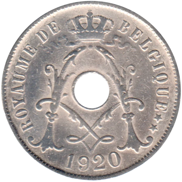 25 centimes, 1920 Obverse