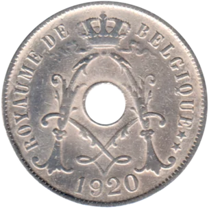 Preview 25 centimes, 1920 obverse