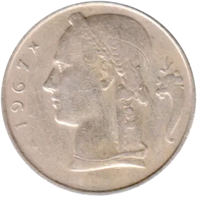 Preview 5 Francs, 1967 obverse