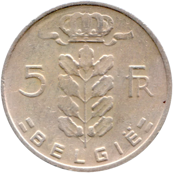 5 Francs, 1967 Reverse