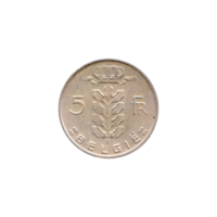 Preview 5 Francs, 1967 reverse
