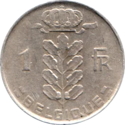 Preview 1 Franc, 1958 reverse