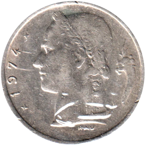 1 Franc, 1974 Obverse