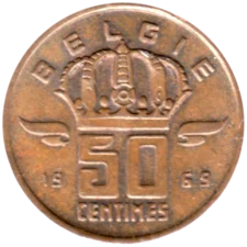 Preview 50 centimes, 1969 reverse