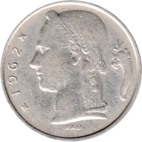 Preview 5 Francs, 1962 obverse