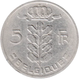Preview 5 Francs, 1962 reverse