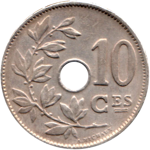 10 centimes, 1928 Reverse