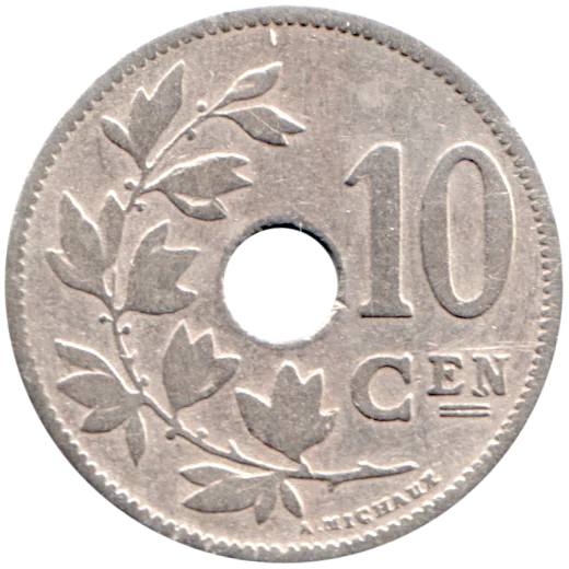 10 centimes, 1904 Reverse