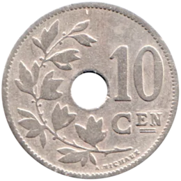 Preview 10 centimes, 1904 reverse