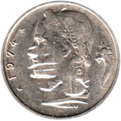 Preview 1 Franc, 1974 obverse