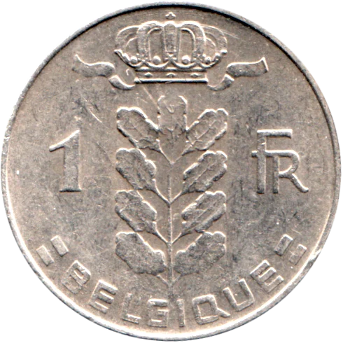 1 Franc, 1974 Reverse