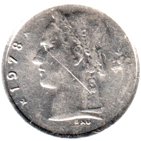 1 Franc, 1978 Obverse