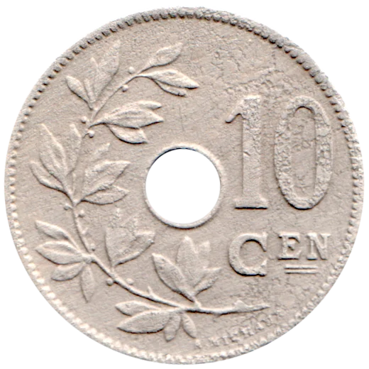 10 centimes, 1905 Reverse