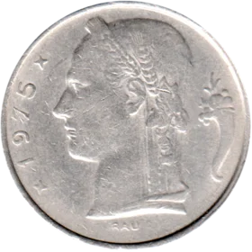 Preview 5 Francs, 1975 obverse