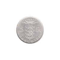 Preview 5 Francs, 1975 reverse