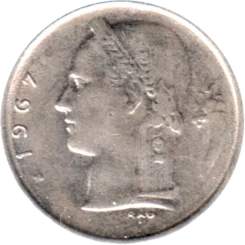 Preview 1 Franc, 1967 obverse