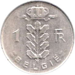 Preview 1 Franc, 1967 reverse