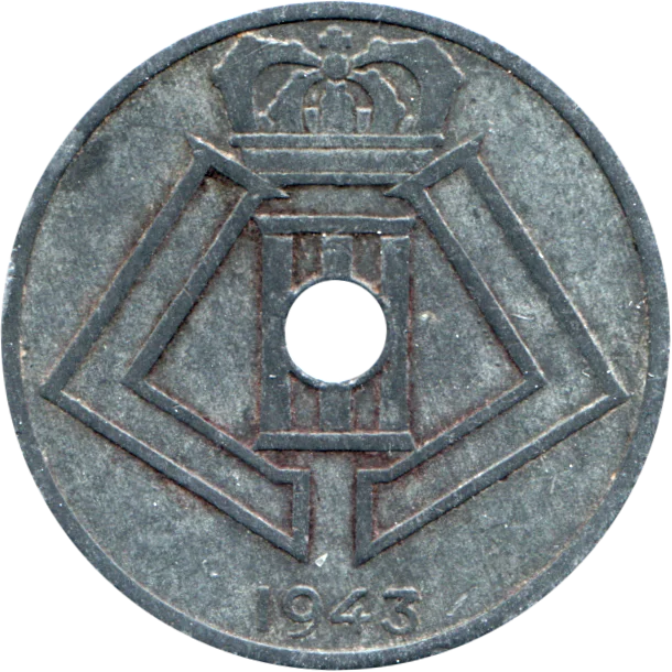 25 centimes, 1943 Obverse