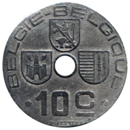 Preview 10 centimes, 1941 reverse