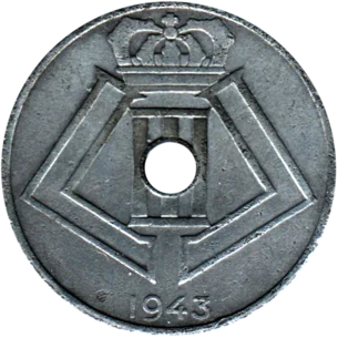Preview 25 centimes, 1943 obverse