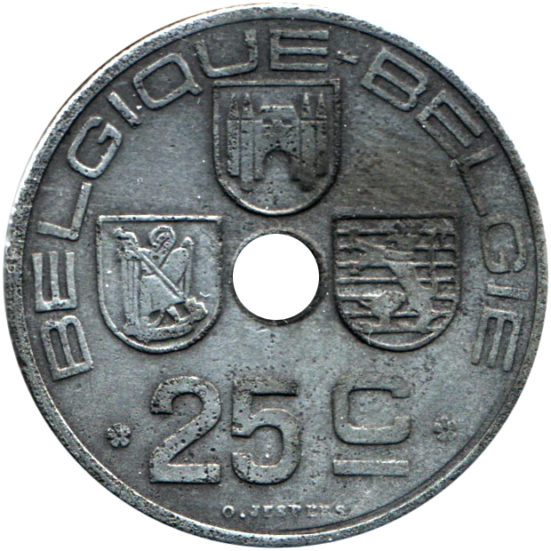 25 centimes, 1946 Reverse