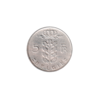 Preview 5 Francs, 1967 reverse