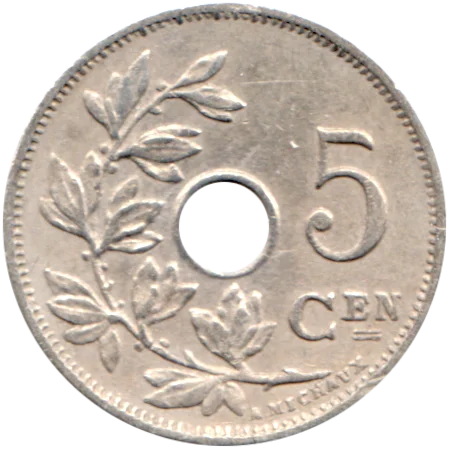 5 centimes, 1927 Reverse