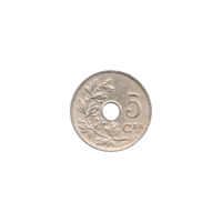 Preview 5 centimes, 1927 reverse