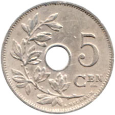 Preview 5 centimes, 1927 reverse