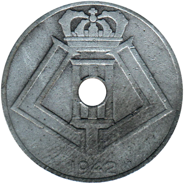 25 centimes, 1942 Obverse