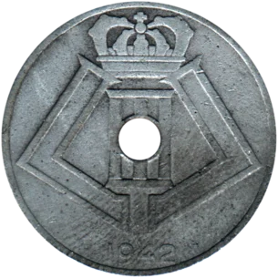 Preview 25 centimes, 1942 obverse
