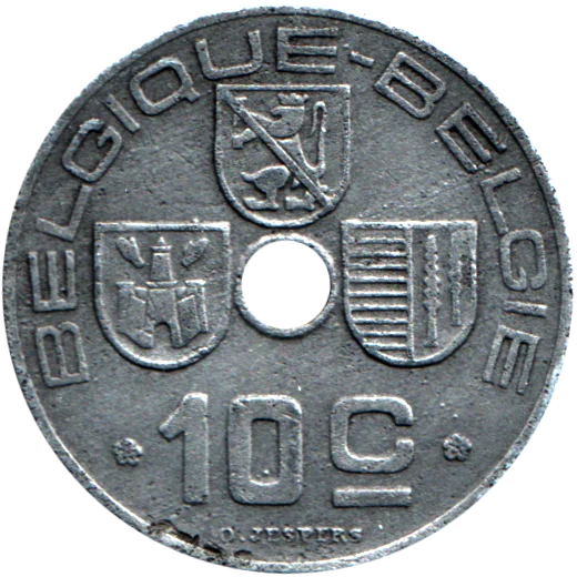10 centimes, 1943 Reverse