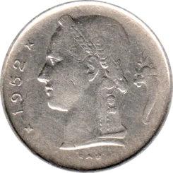 Preview 1 Franc, 1952 obverse