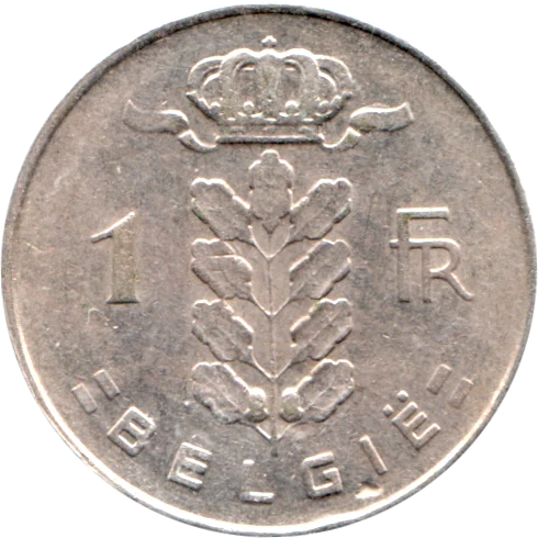 1 Franc, 1961 Reverse