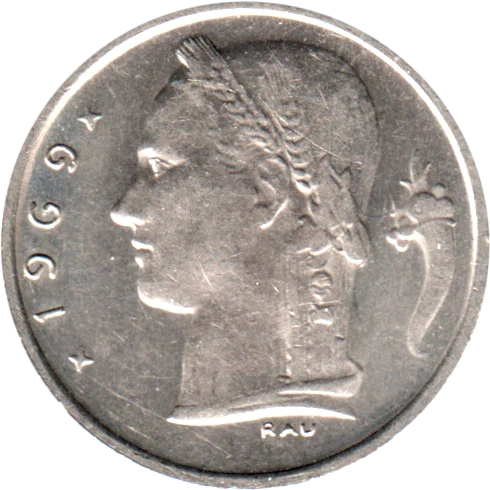 1 Franc, 1969 Obverse