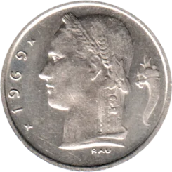 Preview 1 Franc, 1969 obverse