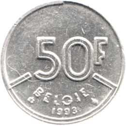 Preview 50 Francs, 1993 reverse