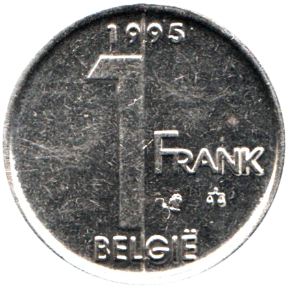 1 Franc, 1995 Reverse