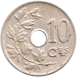 Preview 10 centimes, 1905 reverse