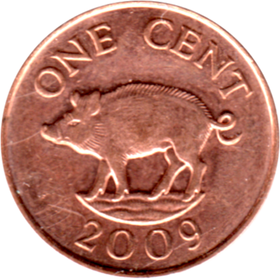 1 cent, 2009 Reverse